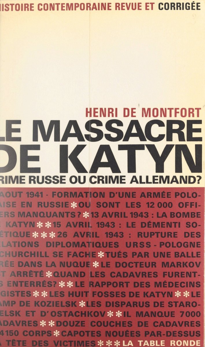 Le massacre de Katyn (ebook), Henri de Monfort | 9782402300827 | Livres |  bol.com