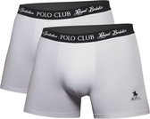 Polo Club Boxershorts - Heren onderbroek -  XXL - Wit - 2-pack