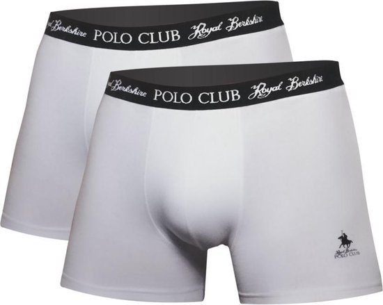 Polo Club Boxershorts - Heren onderbroek - XXL - Wit - 2-pack | bol.com