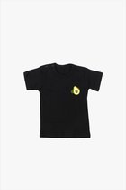 Avocado T-shirt Black – maat 62