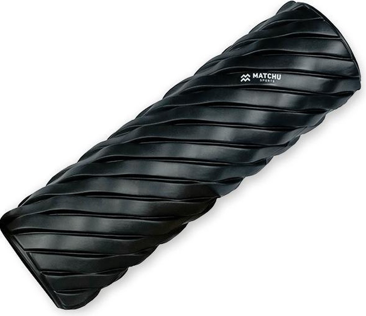 Matchu Sports - Foamroller - Foam Roller - Heavy Duty - Bindweefselmassage - Massage roller - 46 cm - Hard - Zwart thumbnail 2