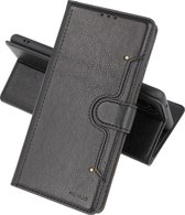 Booktype Wallet Cases - Pasjeshouder Telefoonhoesje - Portemonnee Hoesje - Geschikt voor Samsung Galaxy S20 FE - Zwart