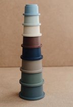 Mushie Stacking Cups - Stapeltoren - Speelgoed - Forest