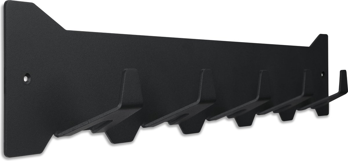 Gorillz Triangle Five Wandkapstok – Stijlvol en Praktisch Industrieel Design - Zwart