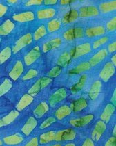 Hand-Painted Sari Quilt Composition Notebook - Large Ruled Notebook - 8x10 Lined Notebook (Softcover Journal / Notebook / Diary)