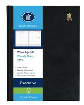 Ryam agenda 2021 Executive wit 6-talig Mundior zwart