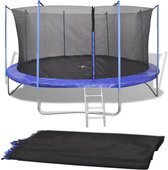 vidaXL - Veiligheidsnet - voor - 4,26 - m - ronde - trampoline