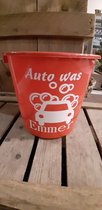 Emmer - 5 Liter - Rood - 'Autowas emmer' - Kado