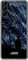 6F hoesje - geschikt voor Samsung Galaxy S21 Plus -  Transparant TPU Case - Starry Circles #ffffff