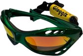 Glogglz® Rayz Watersportzonnebril Polycarbonaat Groen/oranje (verstelbaar) polariserend