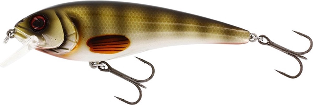 Westin - RawBite Crankbait Low Floating | Crystal Perch | 15cm | 61g - Bruin
