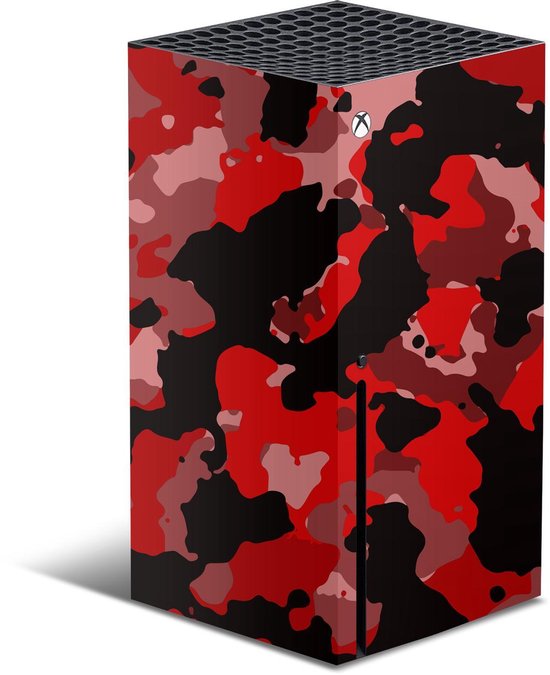 erotisch demonstratie worstelen XBOX Series X Console Skin Camouflage Rood Sticker | bol.com