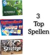 Afbeelding van het spelletje SpellenBundel Pakket 3 Stuks // Rummikub XXL - Gezelschapsspel  + Scrabble Original - Bordspel  + Stratego Original - Bordspel ( 3 STUKS )