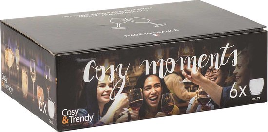 Cosy&Trendy Cosy Moments waterglas - 34 cl - Set-6