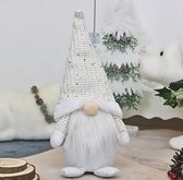 Kerstman | Kerstpop | Kerstkabouter | Kerstdecoratie| Wit