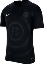 Nike trainingsshirt Nike F.C. Home zwart/wit - Heren - MAAT L