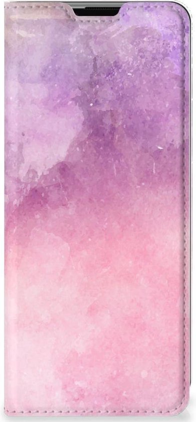 Belle coque de téléphone Sony Xperia 5 II housse de Bookcase Pink violet peinture