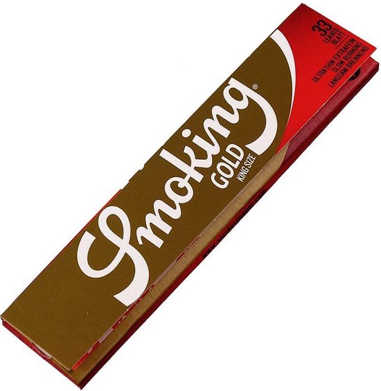 Lange vloei| vloeipapier | longpaper Smoking Goud - Smoking