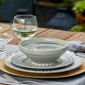 Costa Nova 18-delige Serviesset - Aardewerk - Cristal - 6 personen