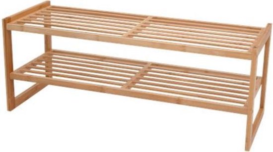 paling nationalisme Classificatie Bamboe Schoenenrek - 72,5 x 27 x 28,5 cm - Bamboo Shoe Rack | bol.com