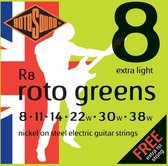 Snarenset elektrische gitaar Rotosound Roto Series R8