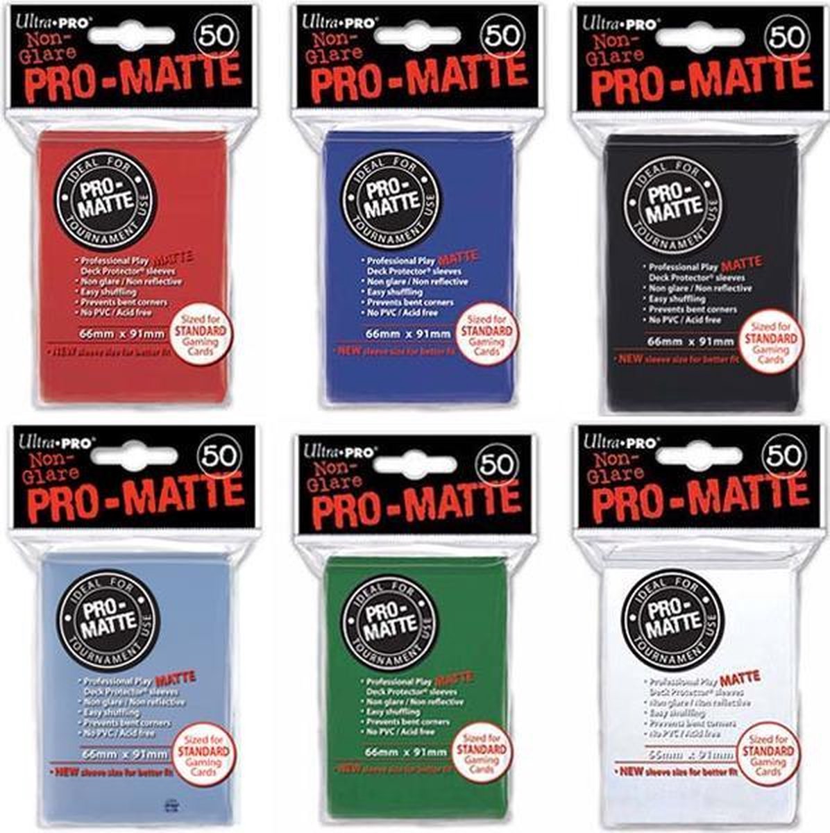 Speelgoed | Kaartspel - Sleeves Pro-Matte Pink D12