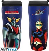 Decoratief Beeld - Grendizer Travel Mug Grendizer & Duke Fleed - Kunstleer - Abystyle - Multicolor