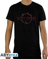 DARK SOULS - Tshirt "You Died" man SS black - basic