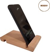 Woodsy Telefoonhouder - Valentijnsdag - Smartphone Holder - Telefoonstandaard voor Iphone/Samsung - Universeel - 100% Natuurlijk Beukenhout