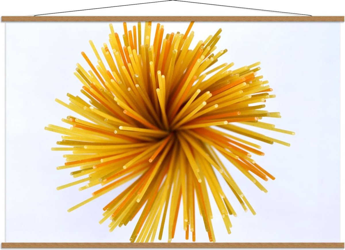 Schoolplaat – Geel/Oranje Bal - 150x100cm Foto op Textielposter (Wanddecoratie op Schoolplaat)