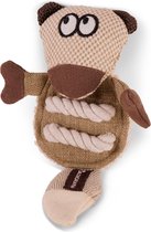Speelgoed hond naturel bever 22cm