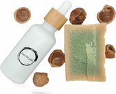 Cadeauset sustOILable BASIC - 100 ml pure Amandel olie, handgemaakte Aleppo zeep + startset met wasnoten - vegan kadoset - duurzaam huidverzorgingscadeau - origineel geschenk voor