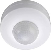 Bewegingssensor - Viron Anky - Opbouw Rond - Mat Wit - Kunststof - 360° - BES LED