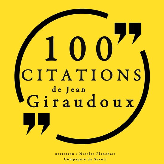 100 citations de Jean Giraudoux - cover