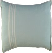 Kussenhoes 40x40 Krem Sultan Mint - Default- sierkussen - katoen - excl. binnenkussen