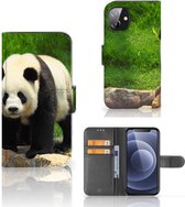 Telefoontas Apple iPhone 12 Mini Hoesje Panda