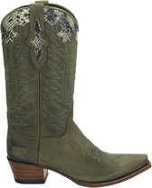 Sendra 15111 Judi cowboylaars - Kaki - Maat 36