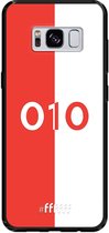 6F hoesje - geschikt voor Samsung Galaxy S8 -  Transparant TPU Case - Feyenoord - 010 #ffffff