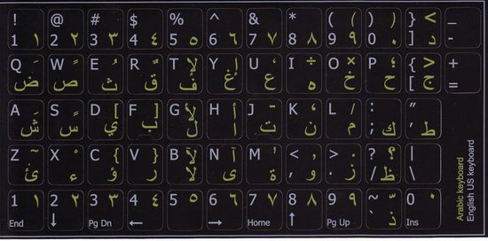 Arabisch - Qwerty sticker | bol.com