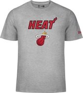 New Era NBA Tee Miami Heat Tshirts - Tshirt - Heren - Grijs - XS
