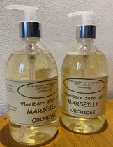 Vloeibare Marseille zeep, pompje 2 x 500 ml Orchidee
