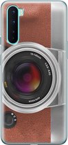 OnePlus Nord hoesje - Vintage camera - Soft Case Telefoonhoesje - Print / Illustratie - Bruin