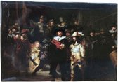 Koelkast magneet   Rembrandt van Rijn - Nachtwacht