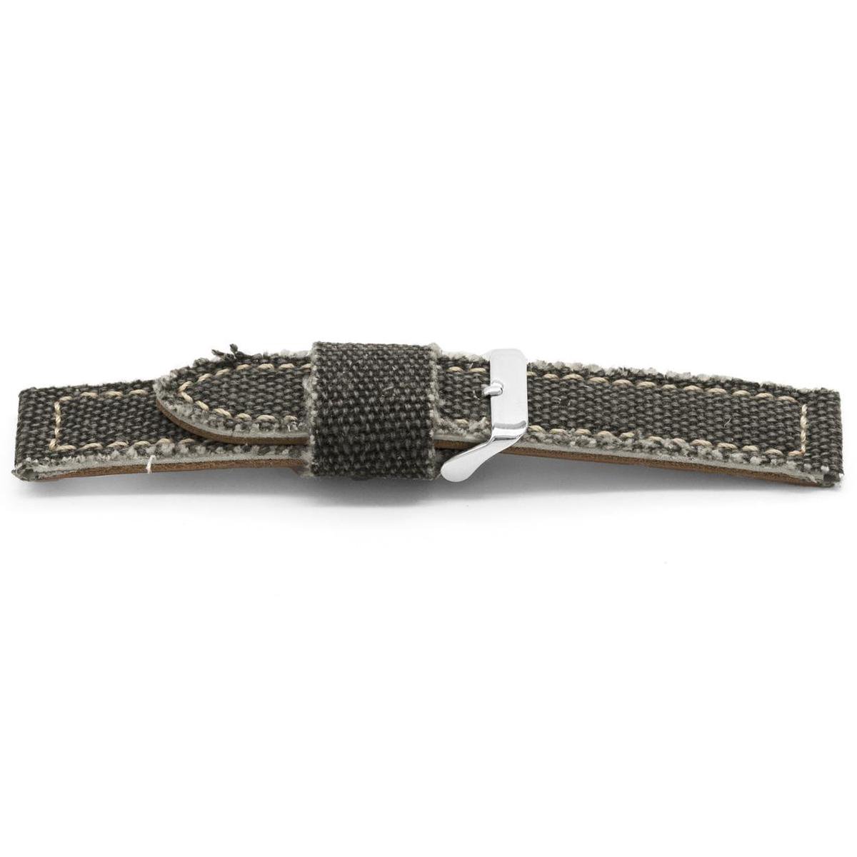 Horlogeband H880 Spyker Katoen Grijs 22x22mm
