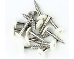 Hpl Schroef 4,8x32 RVS - Ral9010 - Zuiverwit - 100 Stuks