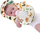 Kèshy Voedingskussen - Baby Flessenhouder - Baby voeding - Baby verzorging - Verschillende Kleuren – Diertjes - Zelfstandig Drinken - Comfortabel en Ondersteunend