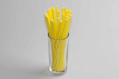 Hello Straw Papieren rietjes Geel 8 x 200 mm, 100% ECO - 250 stuks / display doos