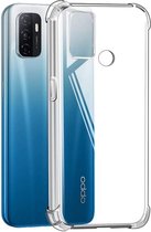 Oppo A53 & Oppo A53S Hoesje Transparant - Anti Shock Hybrid Back Cover