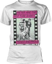 Peter And The Test Tube Babies Heren Tshirt -M- Pissed And Proud Wit