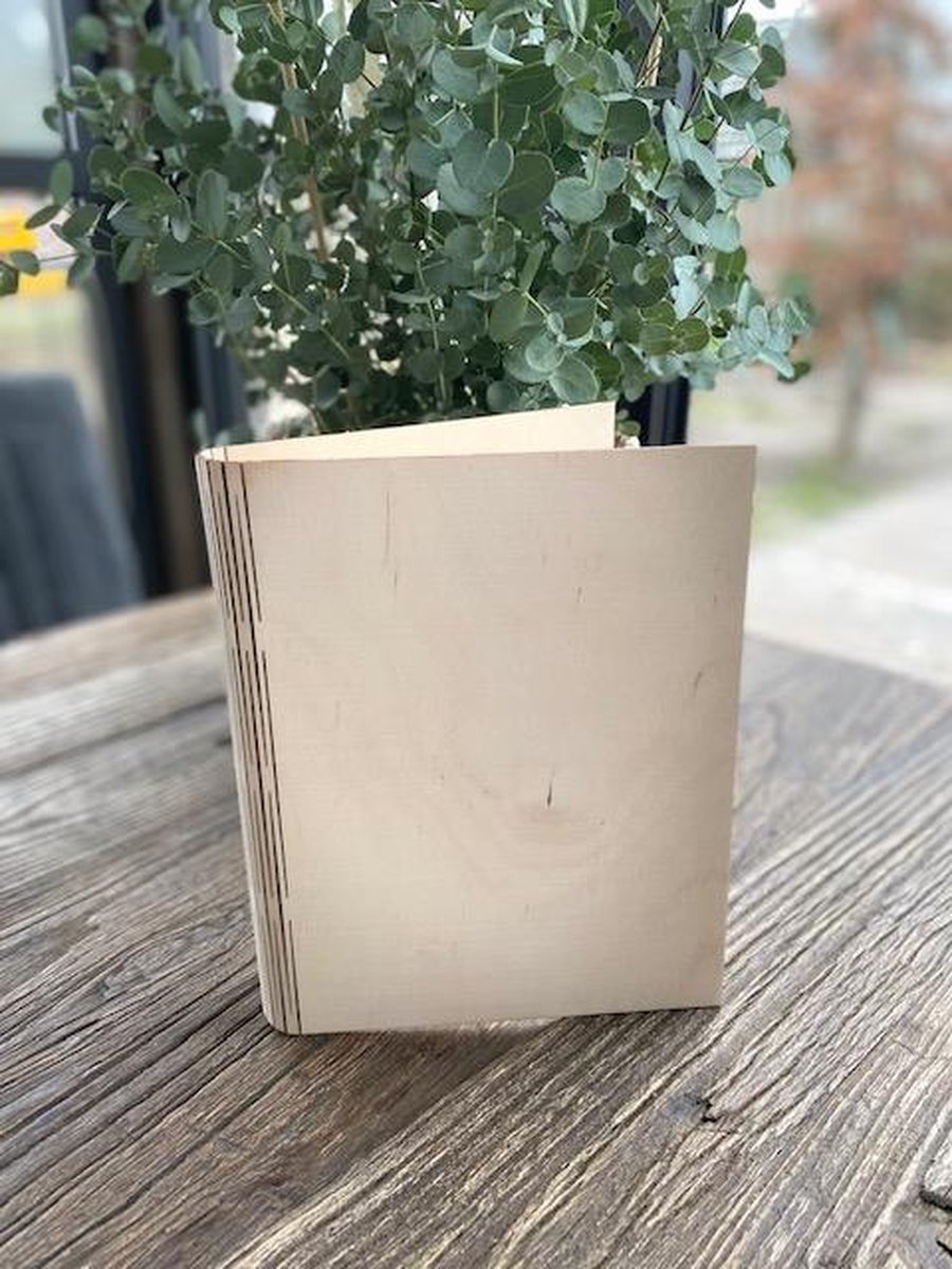 Houten kaft / houten ringmap A5 formaat